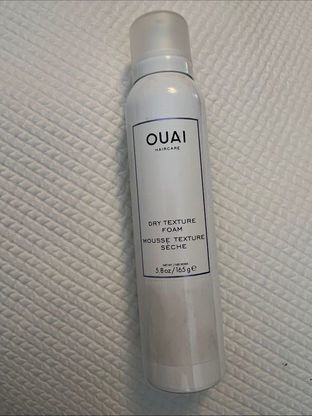 OUAI Dry Texture Foam - White Bottle